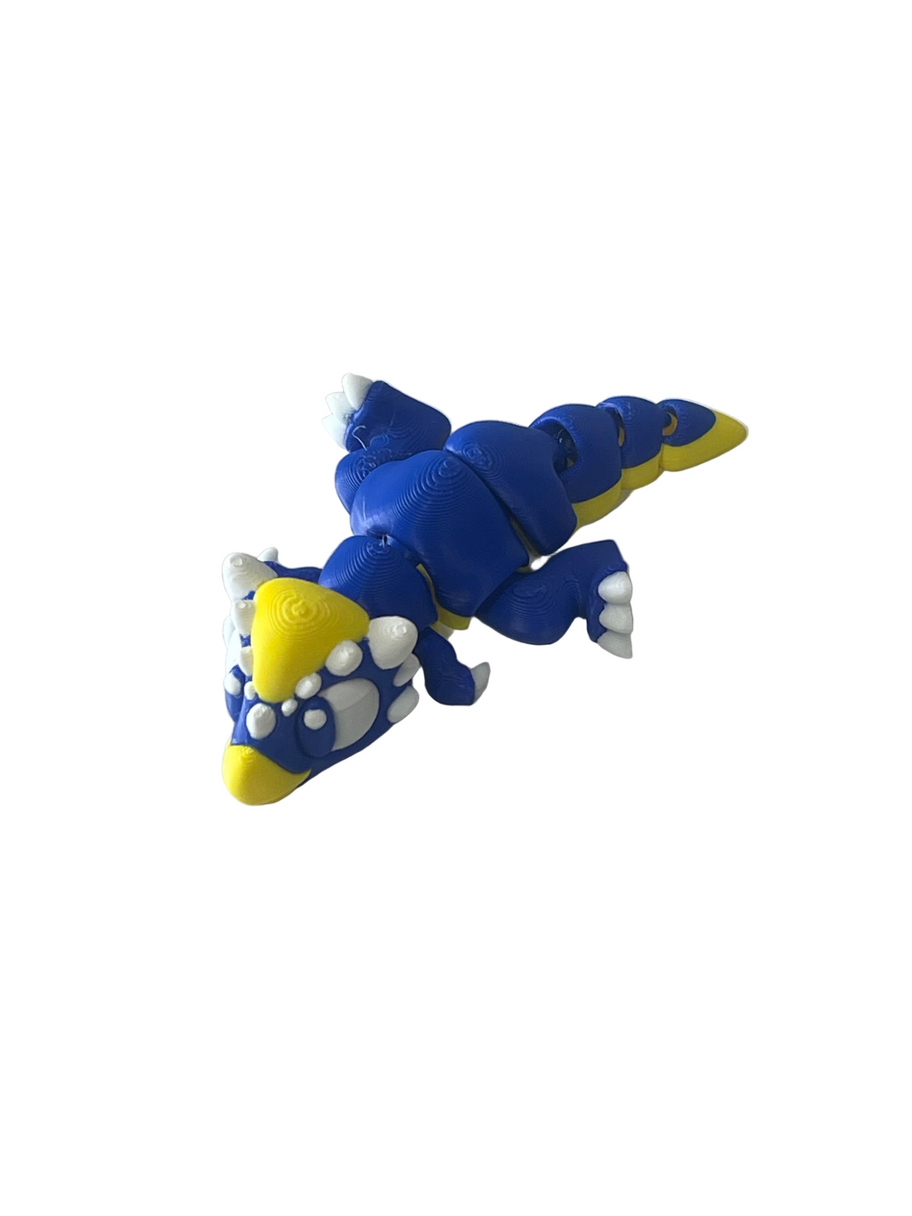 Small Blue/Yellow mini Flexi T-Rex