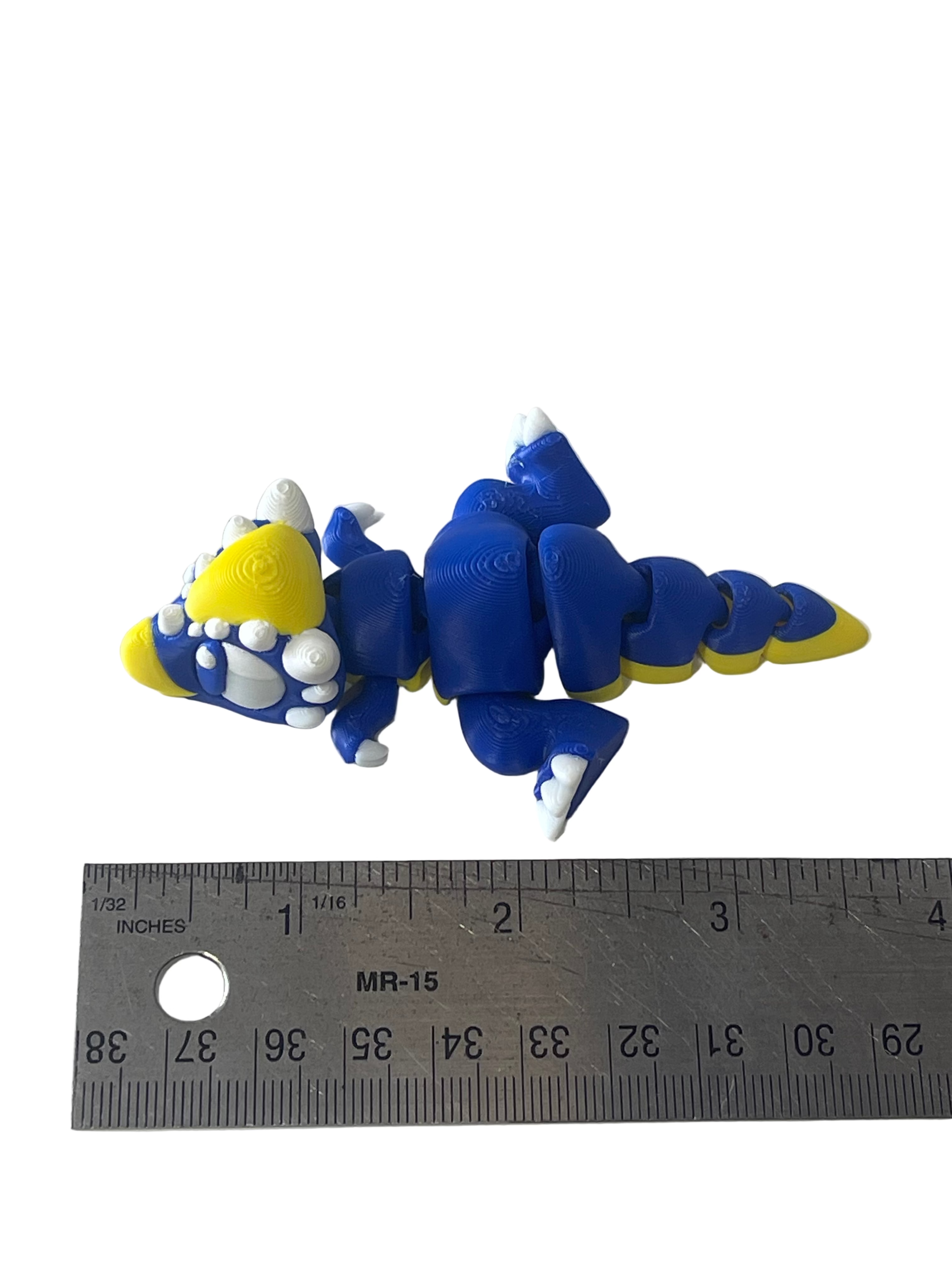 Small Blue/Yellow mini Flexi T-Rex